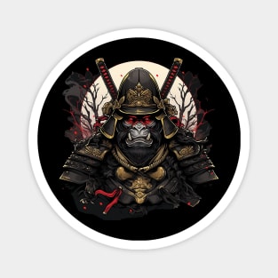 gorilla samurai Magnet